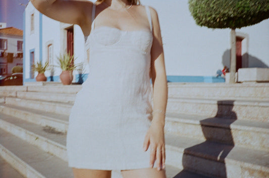 Shakti Mini Dress Beige